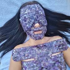 Gemstone Amethyst Eye Mask Gemstone Amethyst Eye Mask